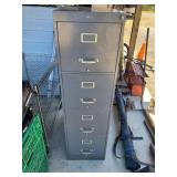 Metal File Cabinet 15 x 26 & 1/2 x 52 & 3/8"