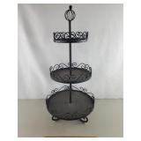 Metal Tiered Stand 29" H