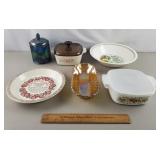Vintage Kitchen Lot - Pie Plate Chipped