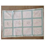 Baby Quilt 34 & 1/2 x 52"