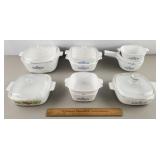 Assorted Corning Ware - 1 Lid Chipped