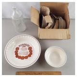 Correlle Bowls, Candy Dish, Pie Plate
