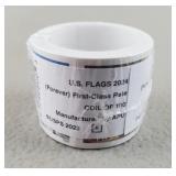 Roll of 100 Forever Stamps US Flags