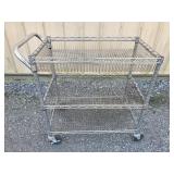Metal Rolling Cart 18 x 34 x 34"