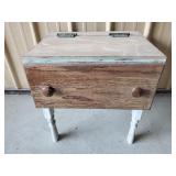 Primitive Wooden Stand 16 x 19 x 19 & 1/2"