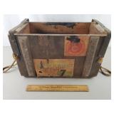 Vintage Wooden Ammo Crate