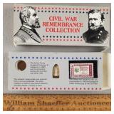 Civil War Remembrance Collection Bullet Coin +