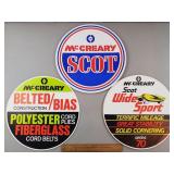 Vintage McCreary Tire Cardboard Inserts
