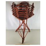 Primitive Wooden Plant Stand 30 & 1/2" H