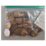 50ct Assorted Wheat Pennies All S Mint