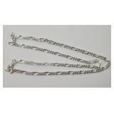 Sterling Silver Necklace 20" 13.1g