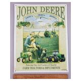 Modern John Deere Metal Sign 12 & 1/2 x 16"