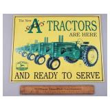 Modern John Deere Metal Sign 12 & 1/2 x 16"