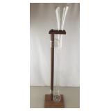 Vintage Yard of Ale Glass w/ Stand 36 & 1/2" H Vintage Yard of Ale Glass w/ Stand 36 & 1/2" H