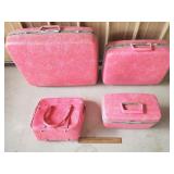 Vintage Samsonite Pink Luggage Vintage Samsonite Pink Luggage