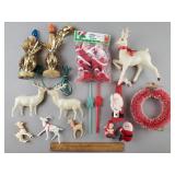 Vintage Christmas Decor Lot Vintage Christmas Decor Lot
