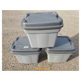 3ct Plastic Totes 3ct Plastic Totes