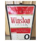 Winston Cigarettes Metal Sign 29 x 49" Winston Cigarettes Metal Sign 29 x 49"