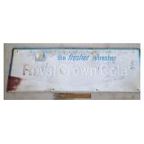 Vintage Royal Crown Cola Sign 18 x 54" Vintage Royal Crown Cola Sign 18 x 54"