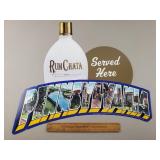 Rum Chata Pennsylvania Sign 22 x 23 & 1/2" Rum Chata Pennsylvania Sign 22 x 23 & 1/2"