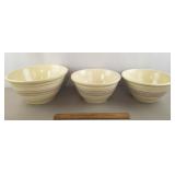 Vintage USA Mixing Bowls - Some Hairline Cracks Vintage USA Mixing Bowls - Some Hairline Cracks