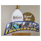 Rum Chata Pennsylvania Sign 22 x 23 & 1/2" Rum Chata Pennsylvania Sign 22 x 23 & 1/2"