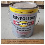 1 Gallon Rustoleum Safety Yellow - Full 1 Gallon Rustoleum Safety Yellow - Full