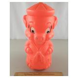 Vintage Blow Mold Pig Bank 16" H Vintage Blow Mold Pig Bank 16" H