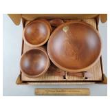 Vintage Woodcroftery Salad Set w/ Box Vintage Woodcroftery Salad Set w/ Box