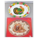Vintage Turkey Platters Vintage Turkey Platters