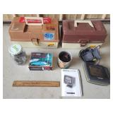 Fishing Lot - Tackle Box, Sinkers, Hooks + Fishing Lot - Tackle Box, Sinkers, Hooks +