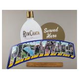 Rum Chata Pennsylvania Sign 22 x 23 & 1/2" Rum Chata Pennsylvania Sign 22 x 23 & 1/2"