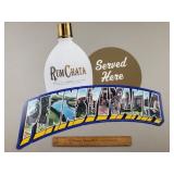 Rum Chata Pennsylvania Sign 22 x 23 & 1/2" Rum Chata Pennsylvania Sign 22 x 23 & 1/2"