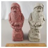 Cement Santa Claus Statues 11 & 1/2" H Cement Santa Claus Statues 11 & 1/2" H