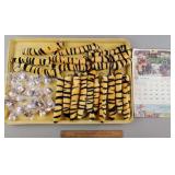 Esso Calendar, Exxon Tiger Keychains & Tails Esso Calendar, Exxon Tiger Keychains & Tails