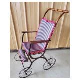 Antique Stroller 33 & 1/2" H Antique Stroller 33 & 1/2" H