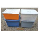 4ct Plastic Totes 4ct Plastic Totes