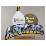 Rum Chata Pennsylvania Sign 22 x 23 & 1/2" Rum Chata Pennsylvania Sign 22 x 23 & 1/2"
