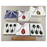 14ct Sets of Faceted Crystal Drops 14ct Sets of Faceted Crystal Drops