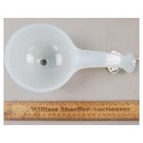Country Store Opalescent Glass Pickle Scoop