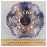 Northwood Carnival Glass Bowl Fruits & Flowers