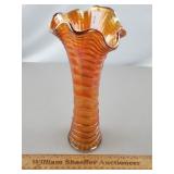 Imperial Carnival Glass Ripple Marigold Vase