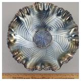 Fenton Carnival Glass Bowl Ribbon Tie