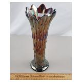 Northwood Carnival Glass Swung Vase Tree Trunk