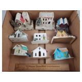 Vintage Christmas Putz Houses