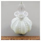 Fenton Glass Cologne Bottle w/ Stopper 4 & 1/2" H