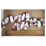 Vintage Glass Figural Christmas Bulbs