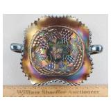 Northwood Carnival Glass Bon Bon Grape & Cable