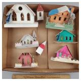 Vintage Christmas Putz Houses