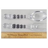 Vint. Imperial Glass Candlewick Salad Fork/Spoon